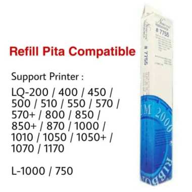 harga Dijual Pita Printer New Ink 7755 Printer Dot Matrix Epson  Ribbon Printer Berkualitas Blibli.com