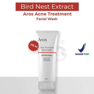 AROS FACIAL WASH 100 ML ACNE TREATMENT PEMBERSIH WAJAH ORIGINAL BPOM