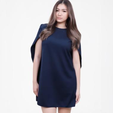 Macadamia House D8118 Cape Dress Basic Mini Dress