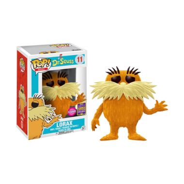 Funko POP! #11 Books Dr. Seuss Lorax Flocked SDCC Exclusive Action Figures