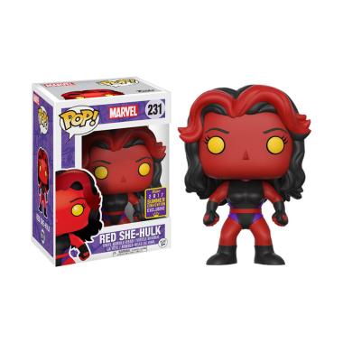 Funko POP! Marvel The Incredible Hulk - Red She-Hulk SDCC Exclusive Action Figure