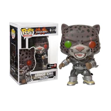 Funko POP! Games Tekken Armor King GameStop Sticker Exclusive #202 Action Figure