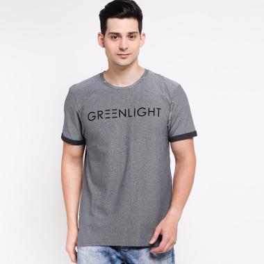 Greenlight Men T-Shirt Pria - Grey [253051812]