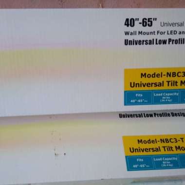 Bracket-Breket TV LED LCD UHD 65 60 55 50 45 43 40 inch Premium ORIGINAL 100 % Multicolor