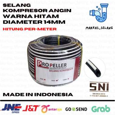 Selang Kompresor Hitam PROPELLER Selang Angin Kompresor Per 50 Meter