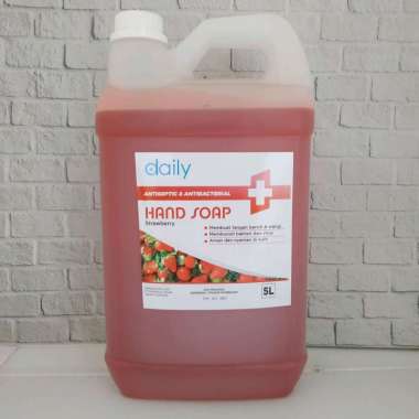Hand Soap Sabun Cuci Tangan Ampuh Kemasan Refill 5 Liter Wangi APEL