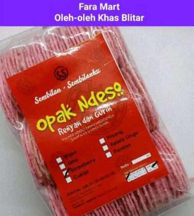 OPAK GAMBIR KEPING DOLLAR RASA STRAWBERY
