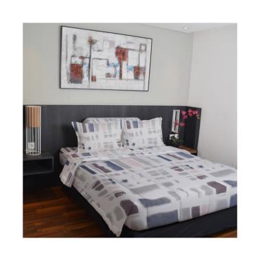 King Rabbit Motif Brooks Set Sprei