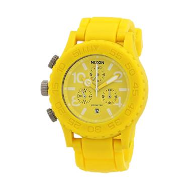 Nixon Rubber 42-20 Chrono Jam Tangan Pria - Yellow [A309250] Yellow