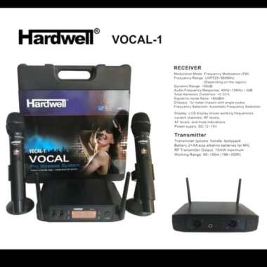 Mic Wireless Hardwell Vocal 1 Free Koper (Handheld)garansi original