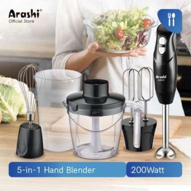 Arashi Hand Blender Blender Tangan AHB 01 Multifungsi 5 IN 1