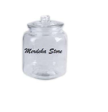 toples kerupuk besar bahan kaca large / canister
