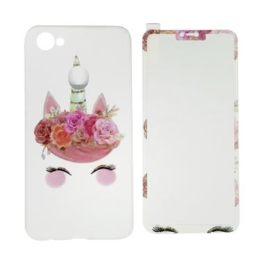 SWcase Motif No 7 Pastel Candyland Casing for Oppo F7 + Free Popsocket dan Tempered Glass #07