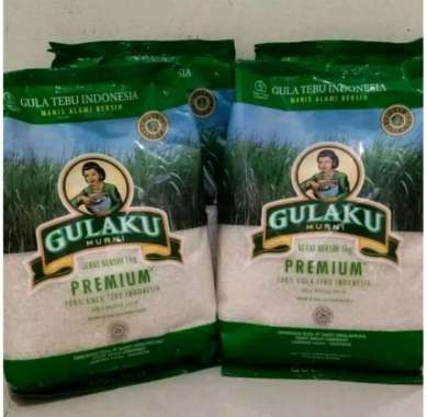 GULAKU GULA TEBU PREMIUM 1000GR - gula pasir putih 1kg murah PSM