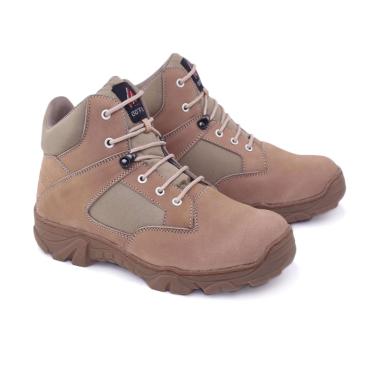 Jual Sepatu Boots Pria Cream Garsel Original Kualitas Terbaik Blibli Com