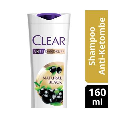 Promo Harga Clear Shampoo Natural Black 160 ml - Blibli