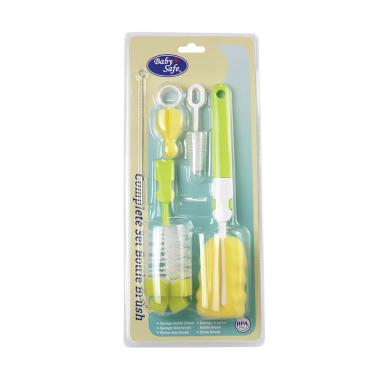 BabySafe BS369 Complete Set Bottle Brush - Green Green