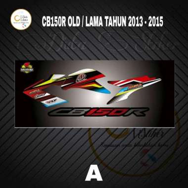 harga Stiker Skotlet motor CB150R OLD / LAMA TAHUN 2013 - 2015 Striping Racing aksesoris A Blibli.com