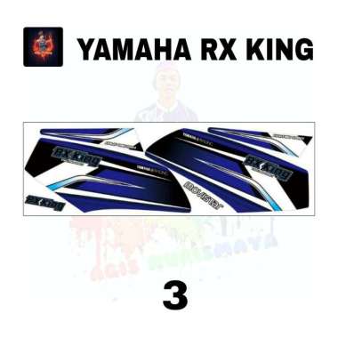 harga Striping Variasi Motor YAMAHA RX KING Stiker Skotlet Berkualitas 3 Blibli.com