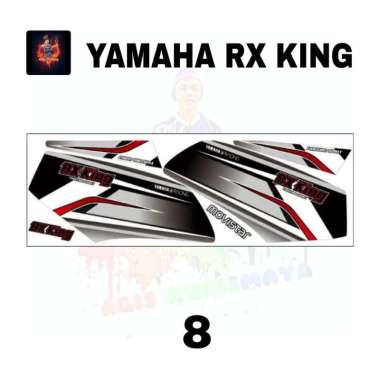 harga Striping Variasi Motor YAMAHA RX KING Stiker Skotlet Berkualitas 8 Blibli.com