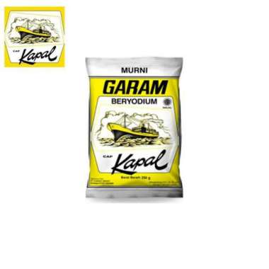 Garam Halus Cap Kapal 250gr / Garam Penyedap Rasa / Garam Makan