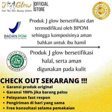 Jglow j glow skincare paket premium sulfur perawatan kecantikan wanita cream wajah kulit berminyak p
