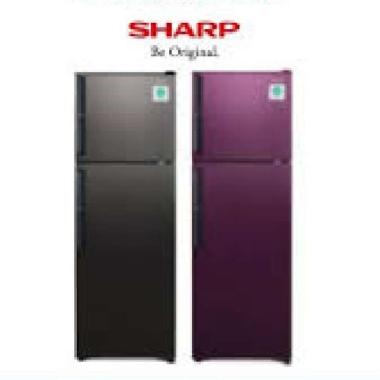 SHARP Kulkas 2 Pintu 256L Low Watt 100W SJ-326GC Handle SJ326GC 326GC