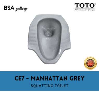 KLOSET JONGKOK TOTO CE7 MANHATTAN GREY / TOILET JONGKOK TOTO ORIGINAL
