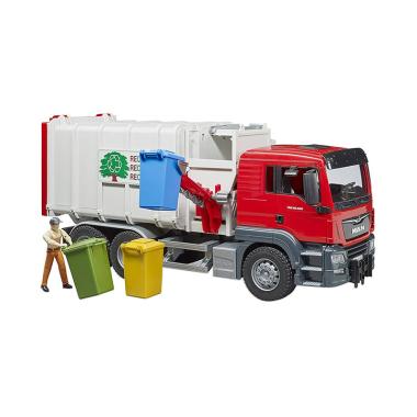 Bruder Toys 3761 MAN TGS Side Loading Garbage Truck Diecast [1:16] - mainan mobil/truck anak diecast
