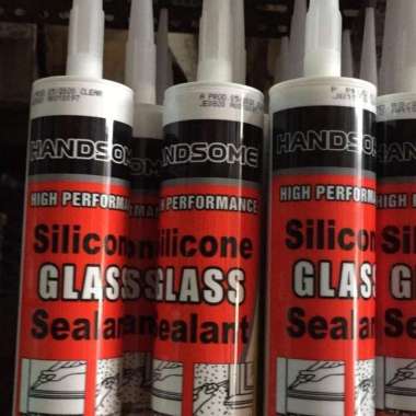 Lem Sealent / Lem Botol / Lem Kaca / Silicone / Lem Tembak Putih bening