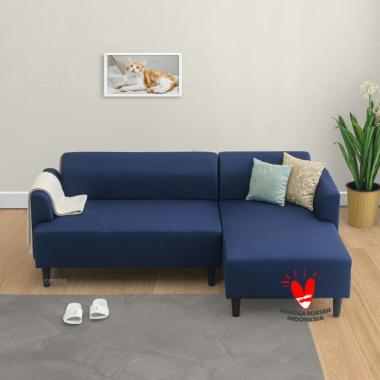 iFURNHOLIC SKONA SOFA L I Sofa L Minimalis I Kursi Tamu L Sudut Navy