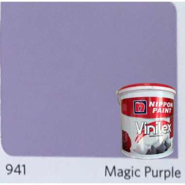 Cat Tembok Interior dan Eksterior Nippon Vinilex 5000 5kg Plus Paking Kayu Magic Purple 941