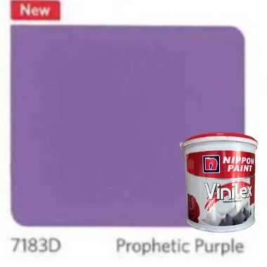 Cat Tembok Interior dan Eksterior Nippon Vinilex 5000 5kg Plus Paking Kayu Prophetic Purple