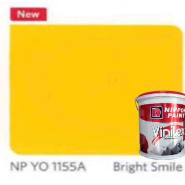Cat Tembok Interior dan Eksterior Nippon Vinilex 5000 5kg Plus Paking Kayu Bright Smile