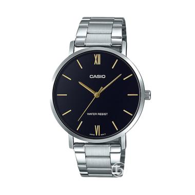 casio enticer analog casual jam tangan pria original mtp vt01d