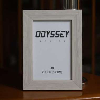 Frame Foto/ Figura/Bingkai Foto 4R Odysey Serat Kayu Krem.