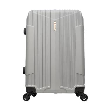 Polo City 401 Tas Koper Hardcase [Size 24 Inch] Platinum Silver