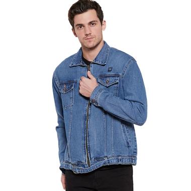 75 Model Jaket Jeans Warna Putih Gratis Terbaru