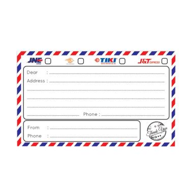 Vingy Home Decor Sticker Shipping Label Online Shop Mail