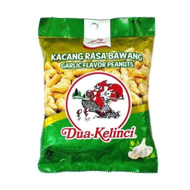 DUA KELINCI Garlic Flavor Peanuts Kacang Rasa Bawang [100 g]