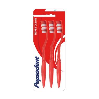 PEPSODENT Triple Clean Medium MP3 Sikat Gigi -