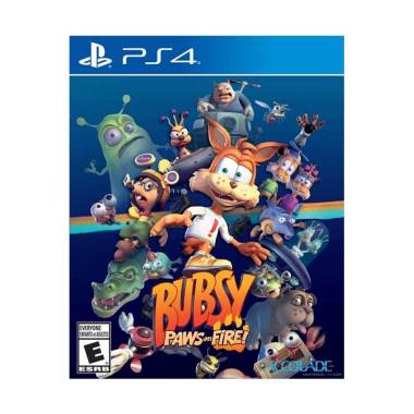 SONY Playstation PS4 Bubsy Paws On Fire DVD game