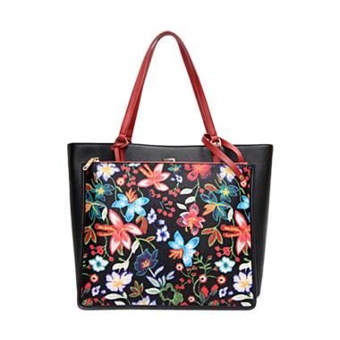 Lescatino New York Hudson Fp Tote Bag Wanita Black Size L