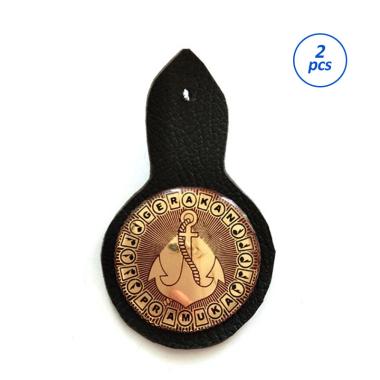Mulyocreative Lencana Ignisia Pimpinan Saka Bahari Pramuka Tingkat Ranting [2 Pcs] kombinasi hitam c