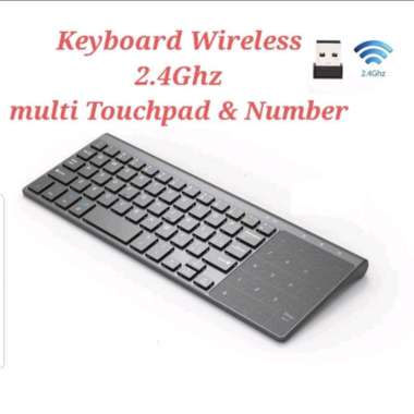 keyboard wireless 2.4Ghz multi touchpad and number X136