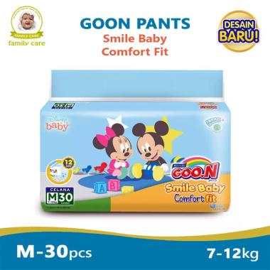 Promo Harga GOON Smile Baby Comfort Fit Pants M30 30 pcs - Blibli