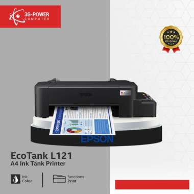Epson Printer L121 Inktank A4 Printer Black