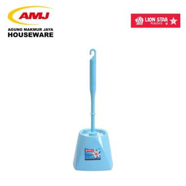 SIKAT WC LIVINA TOILET BRUSH PLUS POT 02 LION STAR