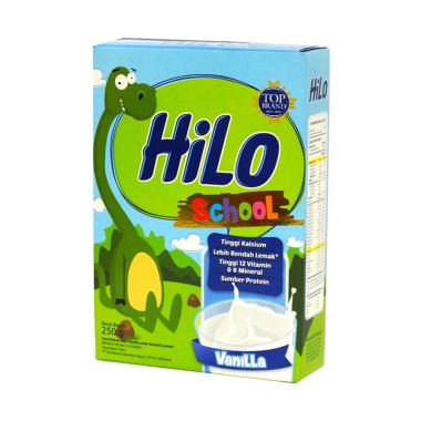 Promo Harga Hilo School Susu Bubuk Vanilla 250 gr - Blibli