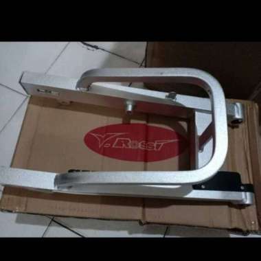 V Rossi - Swing Arm Lengan Ayun Capit Udang Sasis Motor Jupiter Z Silver